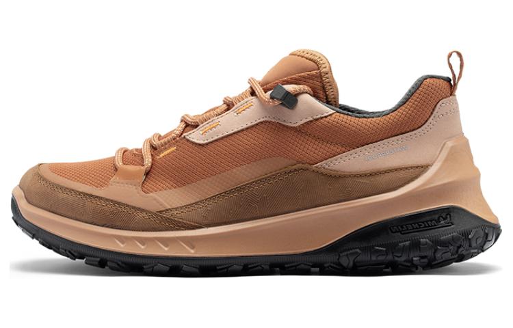 Ecco Outo Collection Low-Top Sports Casual Shoes Women's Pumpkin Brown