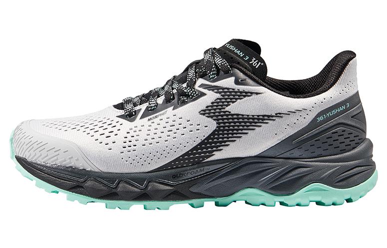 361° Shock Absorbers With Slip Resistant And Abrasion Resistant Properties Low Top Running Shoes Men's Gray Black