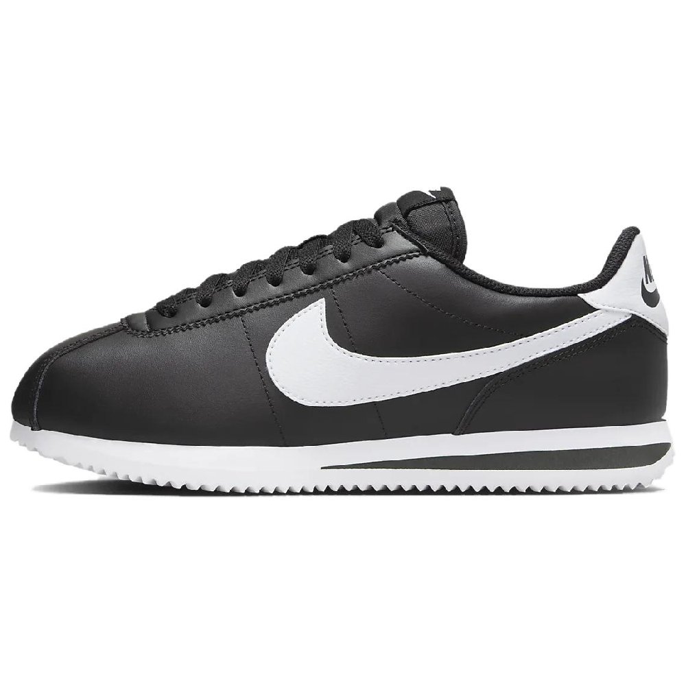 Nike Cortez Leather Black White Women's
