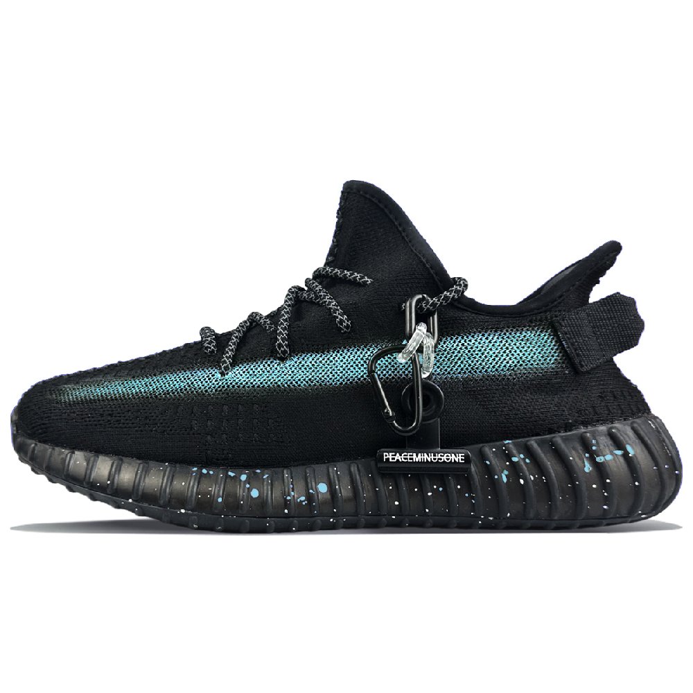 Adidas Originals Yeezy Boost 350 V2 Low Top Casual Shoes Unisex Black Blue