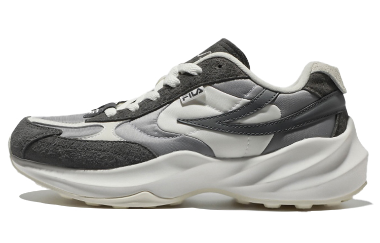 FILA Cushioning Anti-Slip And Wear-Resistant Low-Top Running Shoes Unisex Gray