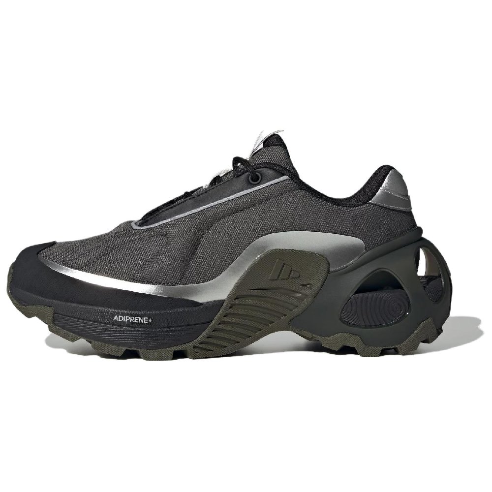 Adidas Edge Runner Anti-Slip Wear-Resistant Low-Top Running Shoes Unisex Gray Black