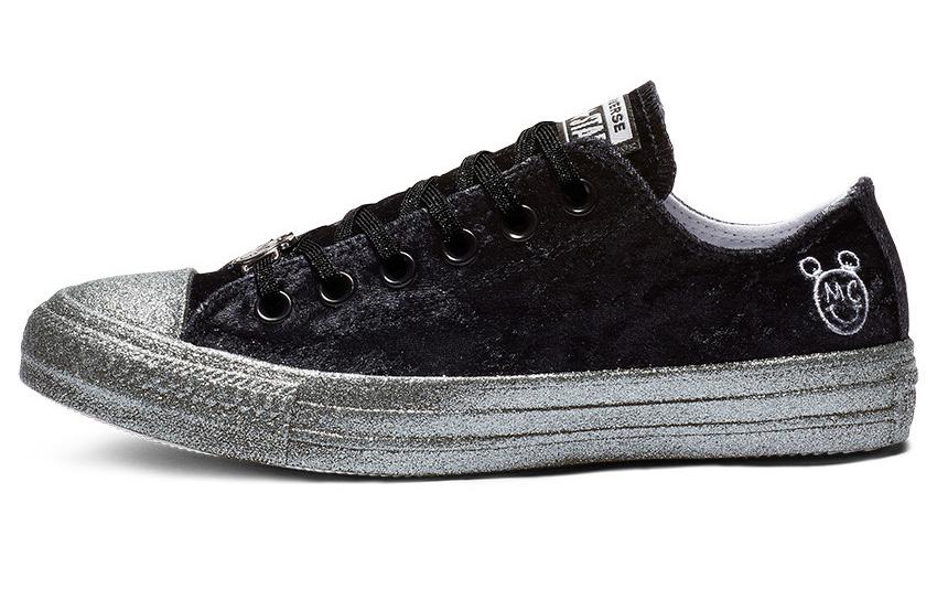 Converse Chuck Taylor All Star Ox Miley Cyrus Black Silver Women's
