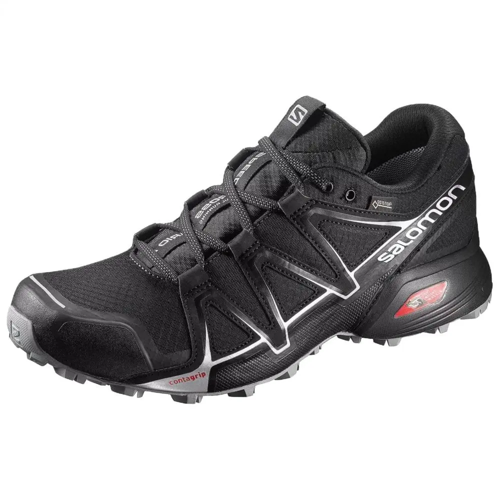 SALOMON Speedcross Vario 2 Abrasion Resistant Low top Casual Running Shoes Men's Black