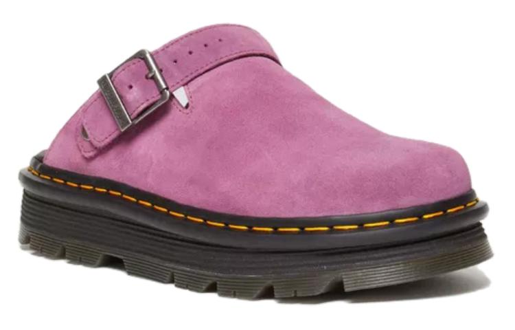Dr. Martens Zebzag Suede Slingback Platform Mule Muted Purple купить в интернет-магазине Yoocart с быстрой доставкой по России.