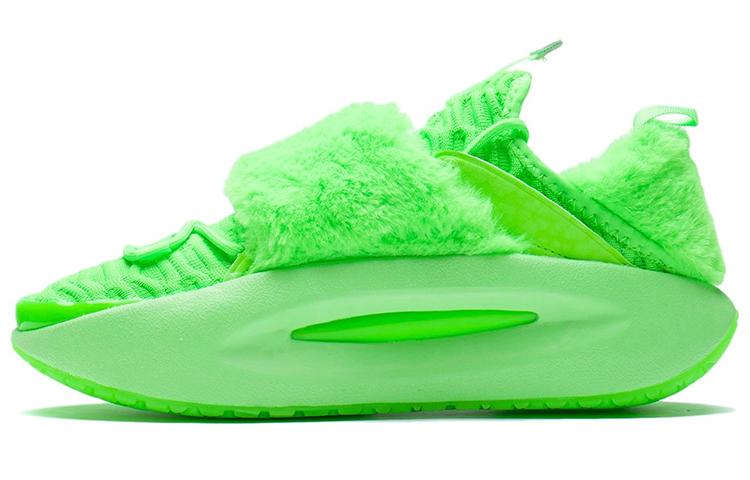 LiNing Cushioned Anti-Slip And Wear-Resistant Lightweight Low-Top Sports Casual Shoes Women's Fluorescent Verdant Green