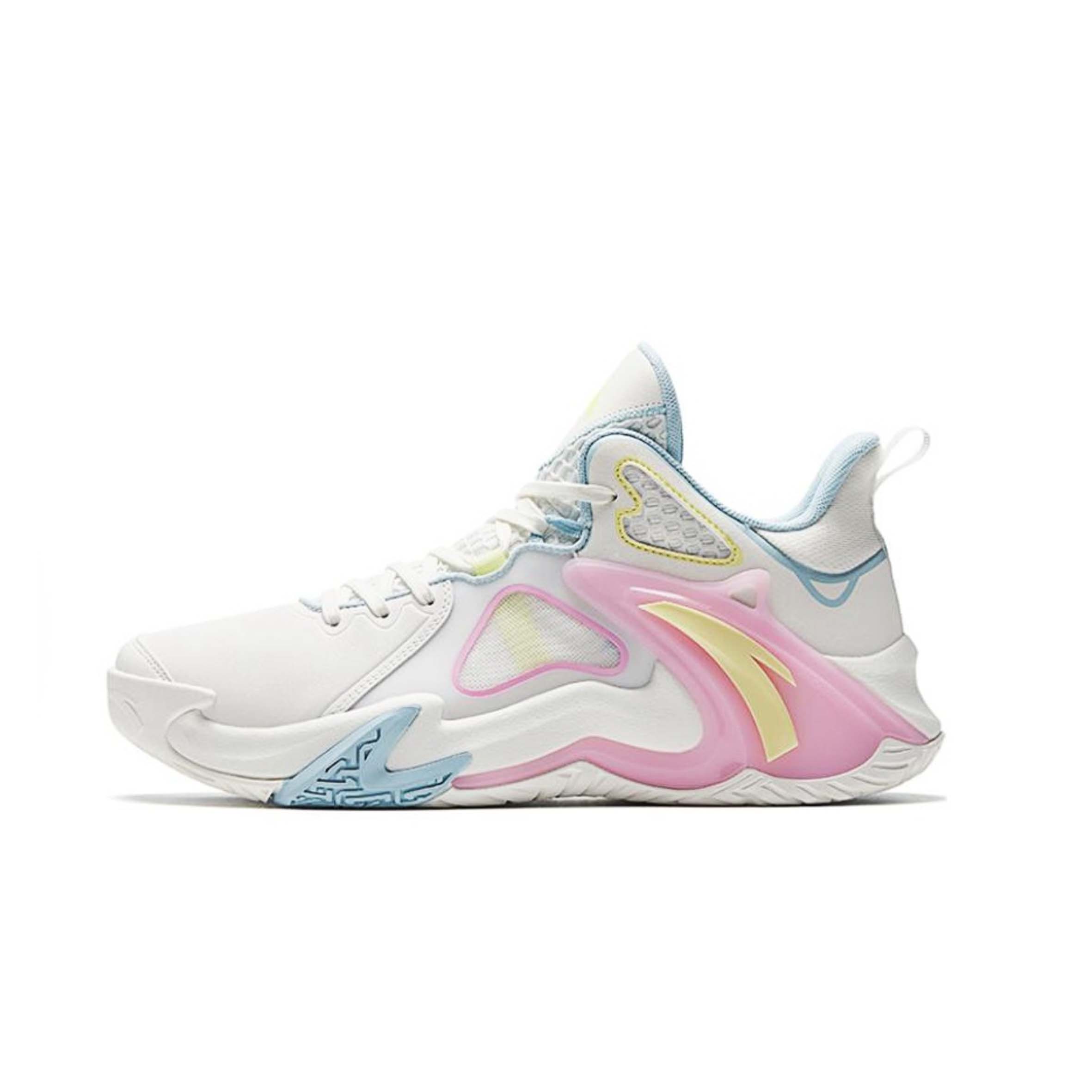 Anta Airspace 4 Slip Resistant, Abrasion Resistant, Breathable Low Top Basketball Shoes Men's Pink Blue Mismatched купить в интернет-магазине Yoocart с быстрой доставкой по России.