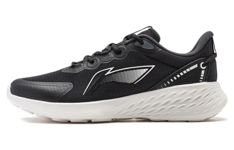 LiNing Soft Anti Slip Wear Resistant Low Top Running Shoes Men's Black