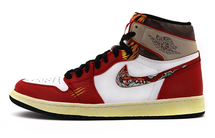 Jordan Air Jordan 1 Retro High OG CNY Year Of The Tiger Limited High top Vintage Basketball Shoes Unisex Black Red купить в интернет-магазине Yoocart с быстрой доставкой по России.