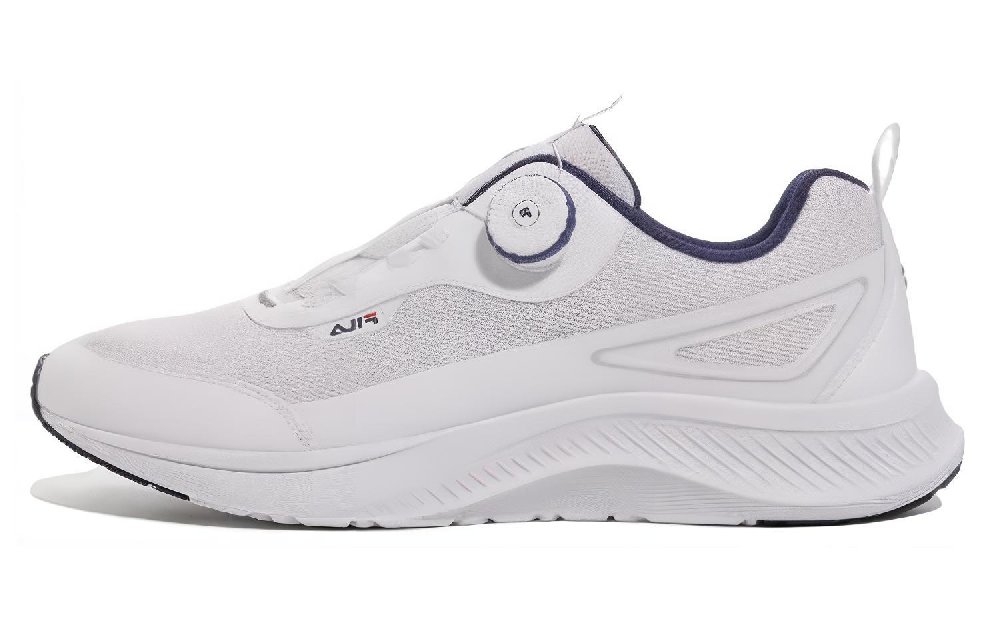 FILA Durable Breathable Low-Top Running Shoes Unisex White