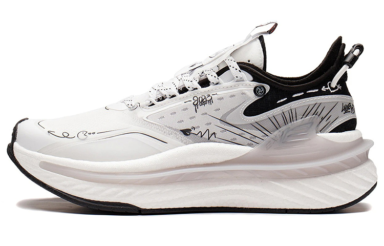 LiNing Exceed 6 Low-Top Sports Casual Shoes Women's White Black