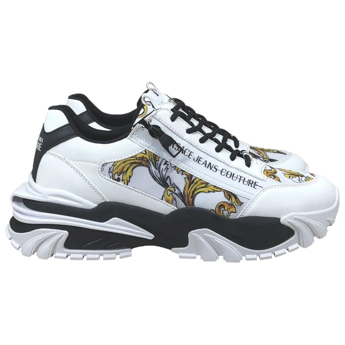 VERSACE JEANS COUTURE Low top Casual Shoes Men's White