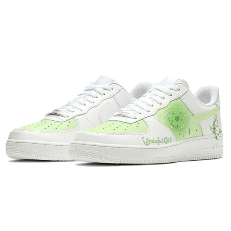 Nike Air Force 1 Skateboard Shoes Men's Low top White/Green купить в интернет-магазине Yoocart с быстрой доставкой по России.
