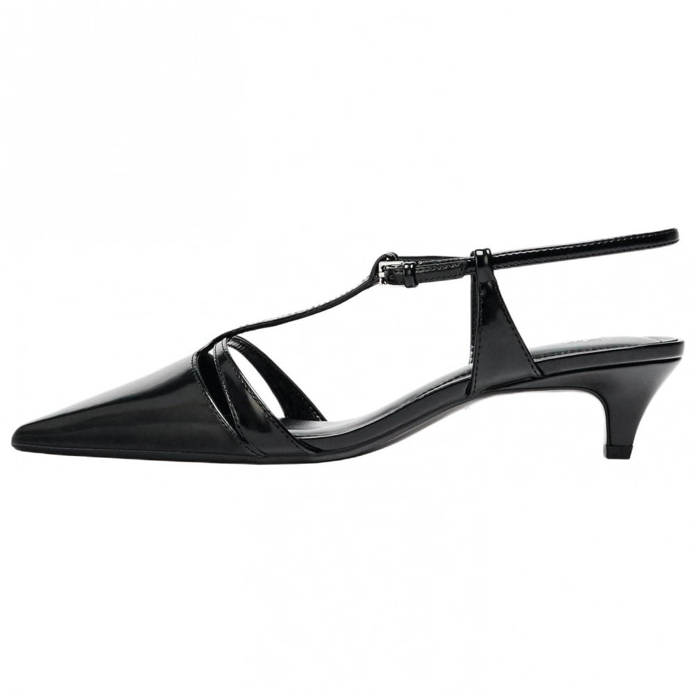 ZARA Irregular Heel High Heels 5cm Women's Black