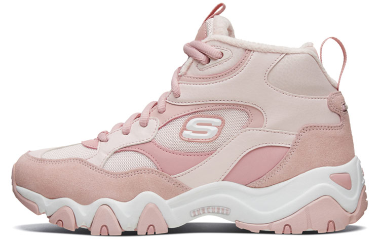 Skechers D Lites 2.0 High Top Running Shoes Pink Women's