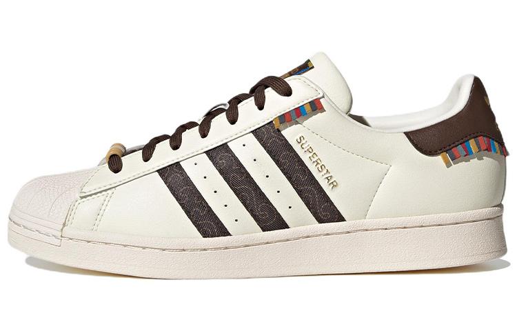 adidas originals Superstar 'Cream White Brown'