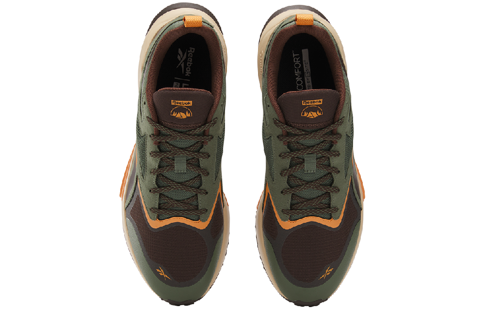 Reebok Low Top Running Shoes Men's Green