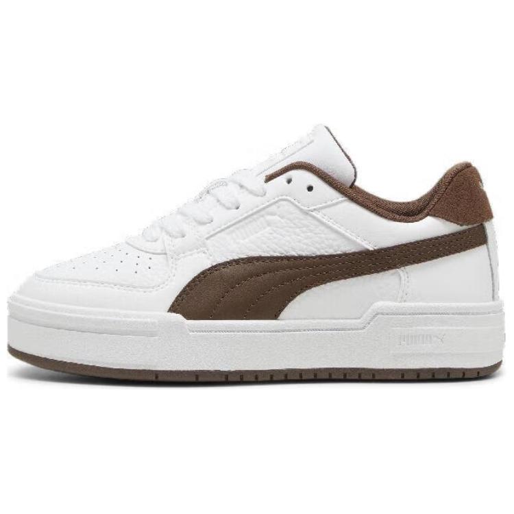 PUMA Ca Pro Low Top Skateboard Shoes Women's White Umber