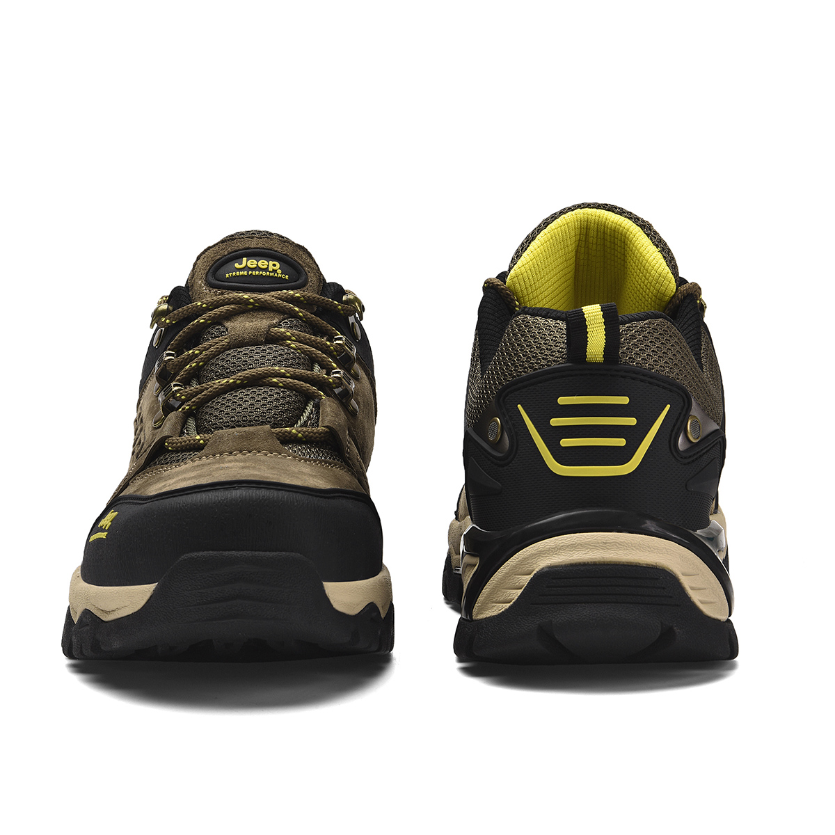 Jeep Mountaineering & Hiking Shoes Men's Low top Khaki/Black купить в интернет-магазине Yoocart с быстрой доставкой по России.