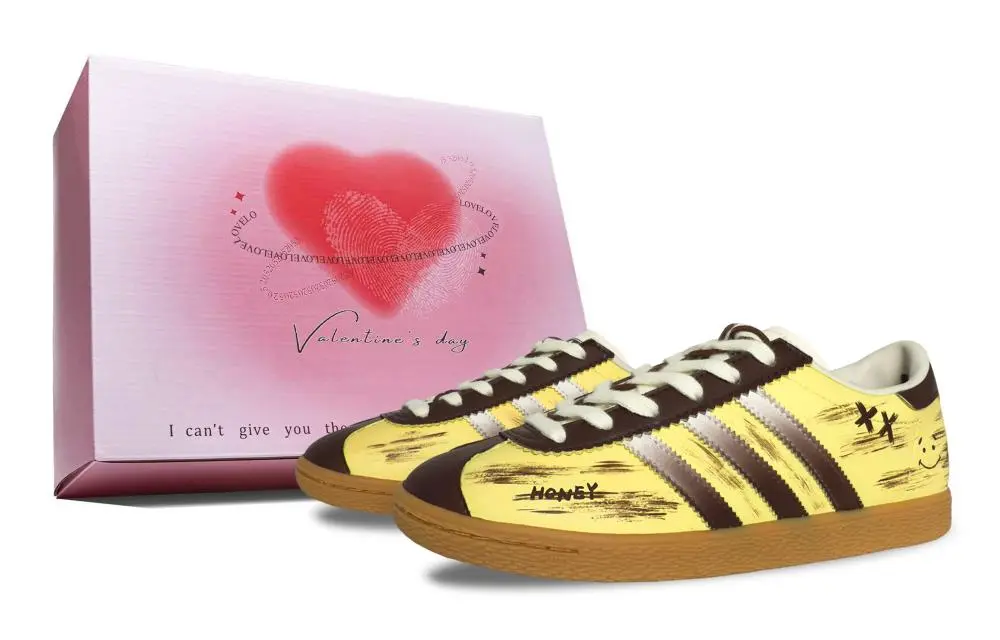 Adidas Originals Stadt Skateboard Shoes Unisex Low top Honeys Yellow