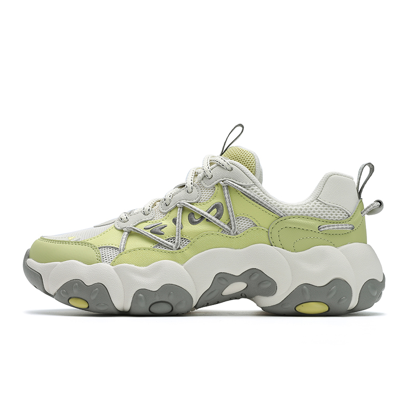 FILA FLUID 6 Running Shoes Women's Low Top Pea Yellow/Milk White