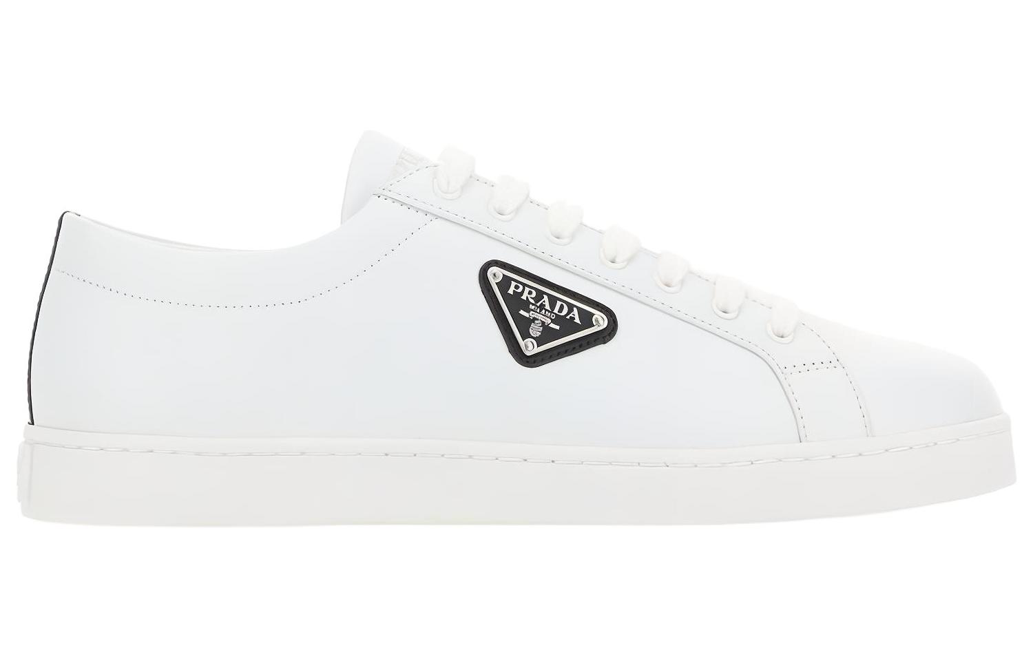 PRADA Stylish Skateboarding Shoes Men's White Black купить в интернет-магазине Yoocart с быстрой доставкой по России.