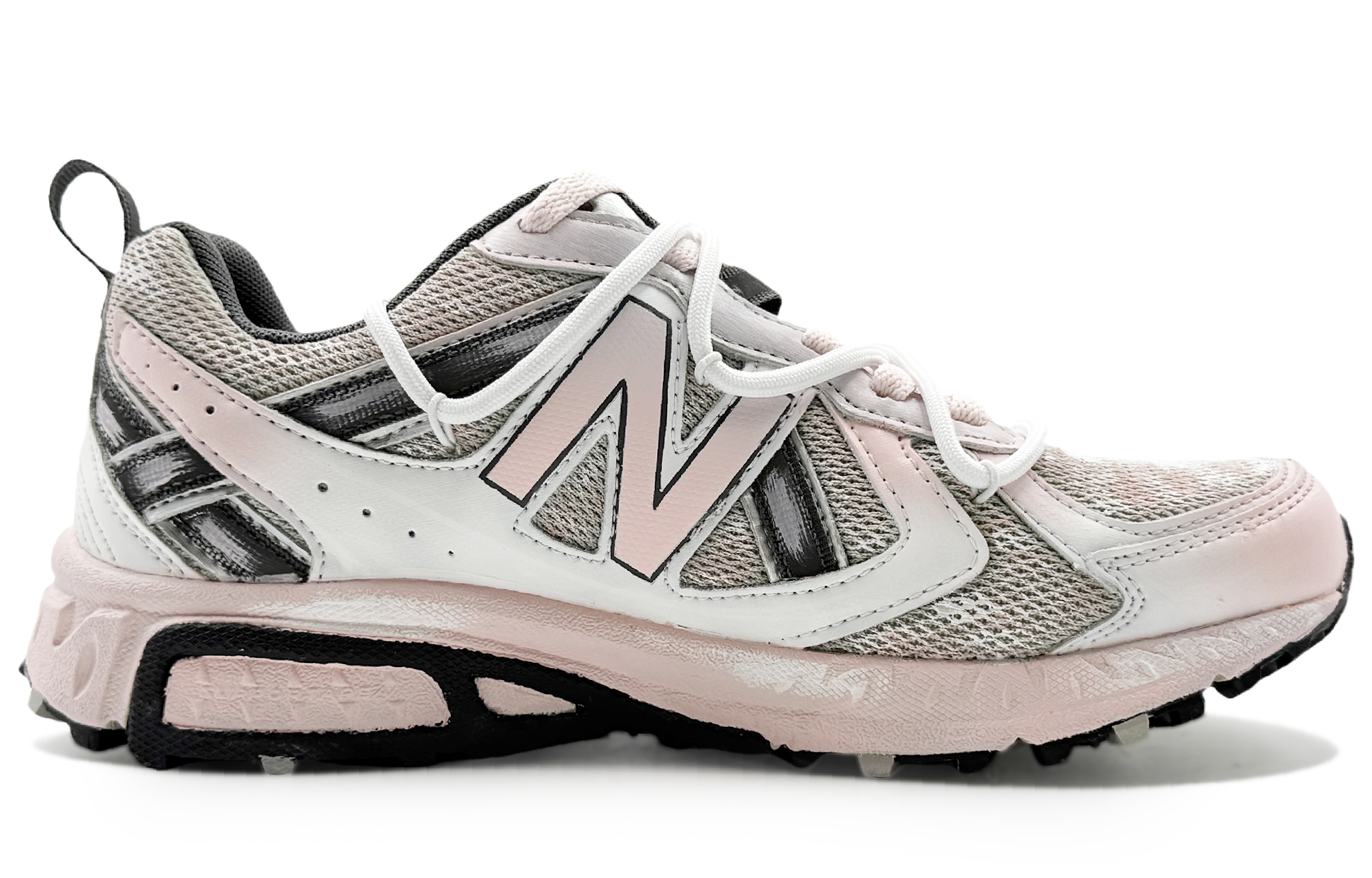 New Balance NB 410 V5 Abrasion Resistant Low top Running Shoes Unisex Gray Pink купить в интернет-магазине Yoocart с быстрой доставкой по России.