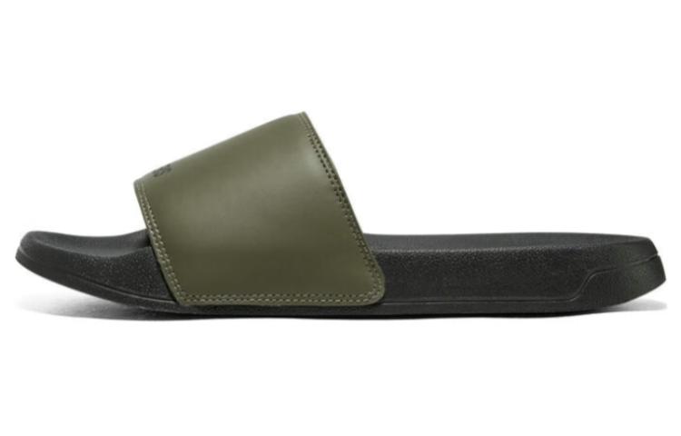 Skechers Side Lines Rubber Sole Slide Slippers Men's Olive Green