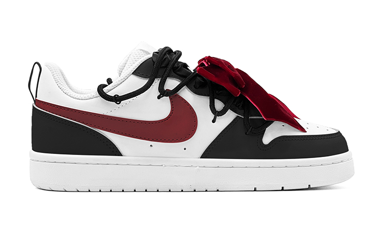 Nike Court Borough CNY Red Velvet Bowknot, Pearl Charm, Detachable Low Top Skateboard Shoes GS Black Red купить в интернет-магазине Yoocart с быстрой доставкой по России.