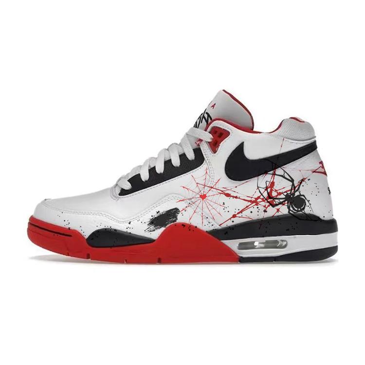 Nike Flight Legacy Vintage Basketball Shoes Unisex Mid-Top Red/White