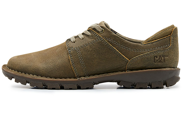 CAT Caden Shock Absorbers With Slip Resistant And Abrasion Resistant Properties Low Top Sports Casual Shoes Men's Brown