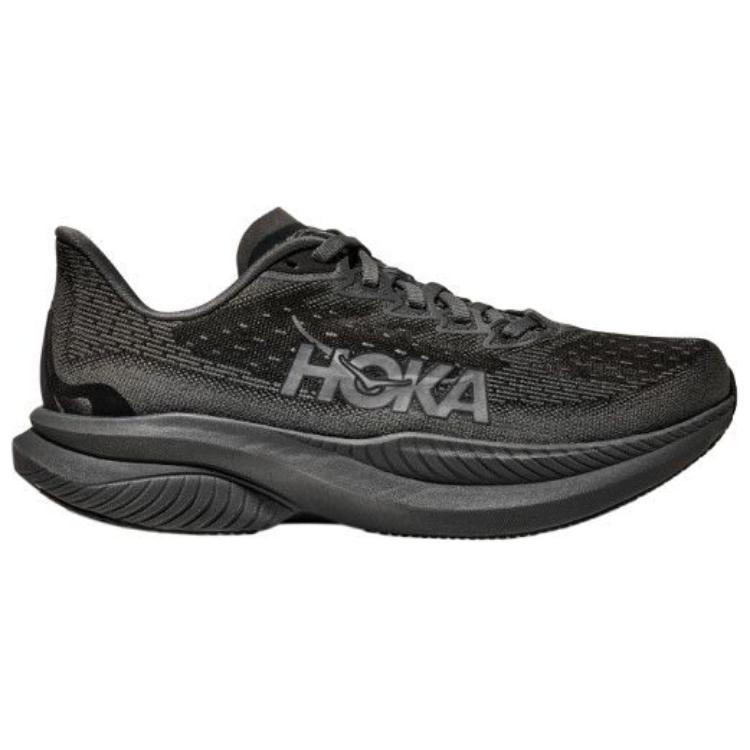 HOKA ONE ONE MACH 6 Slip Resistant Low Top Training Racing Running Shoes Women's Black