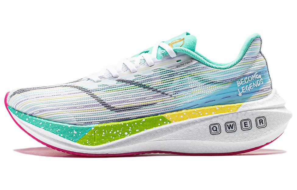 LiNing Feidian 3 Challenger Wear-Resistant Low-Top Running Shoes Women's Standard White