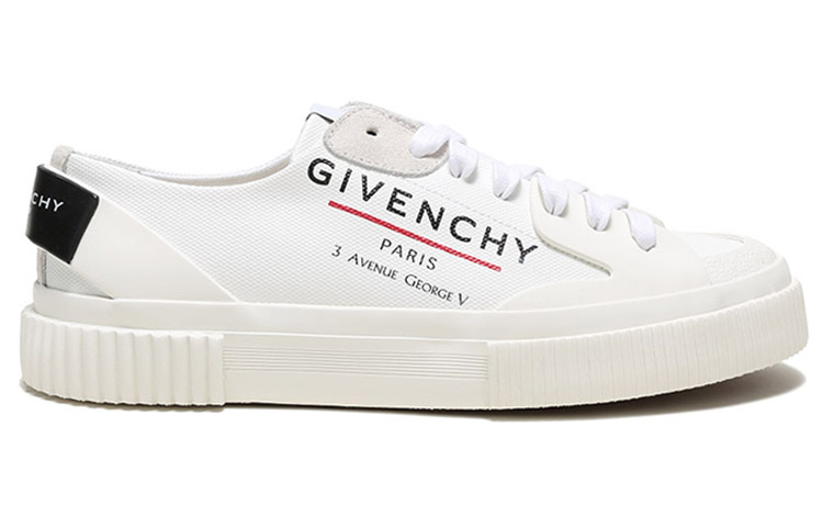 Givenchy Women's Tennis Light Sneaker 'Address Logo Print - White'