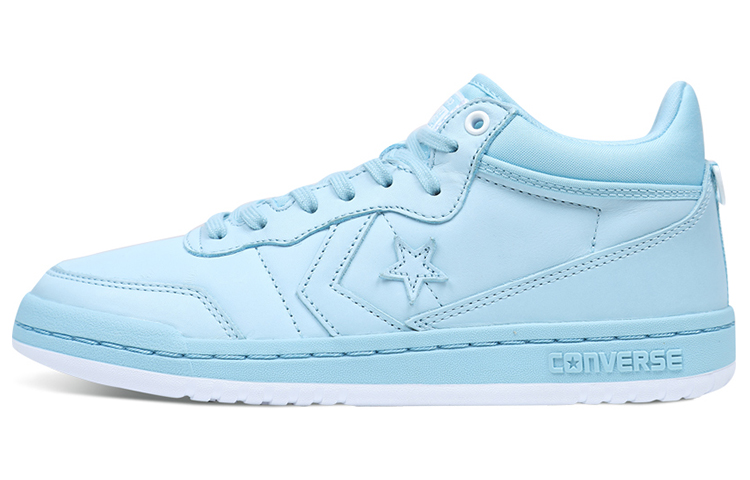 Converse Fastbreak Mid Non Slip Wear resistant Mid Tops Casual Skateboarding Shoes Blue