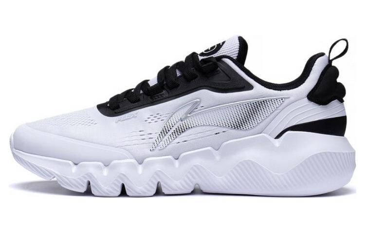 LiNing LN Fle Anti-Slip Wear-Resistant Low-Top Sports Casual Shoes Men's White Black