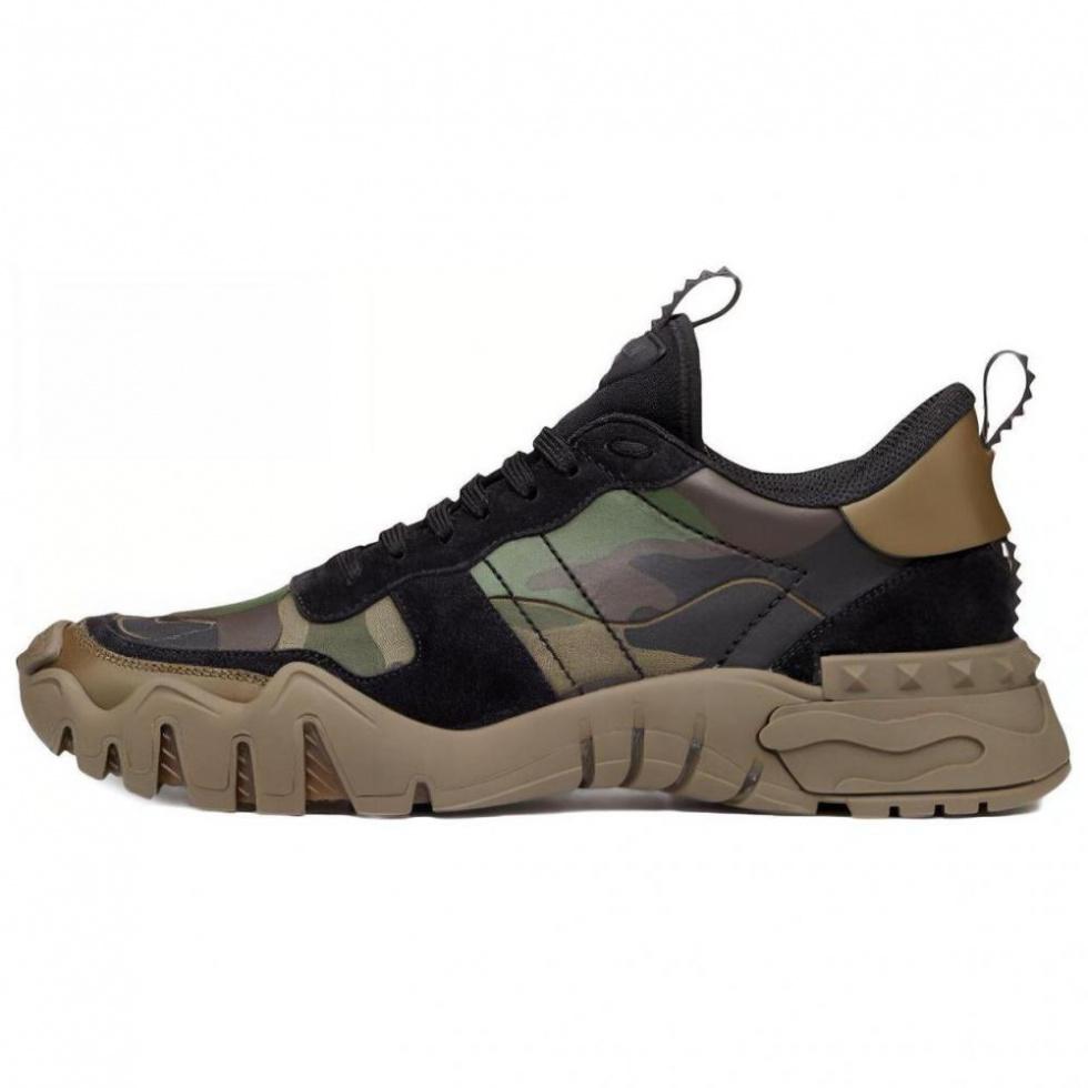 Valentino Rockrunner Plus 'Camo - Military Green'