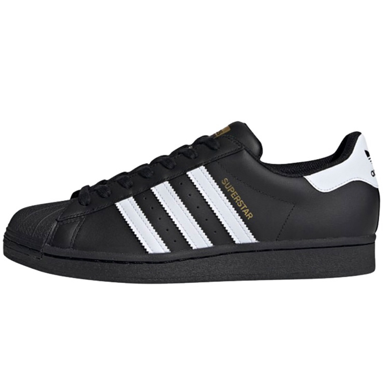 Adidas Originals SUPERSTAR Anti-Slip Wear-Resistant Low-Top Skateboard Shoes Unisex Black Pink