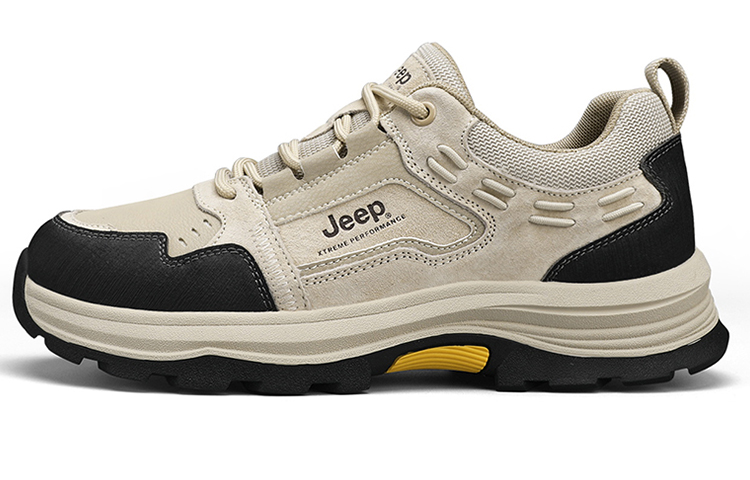 Jeep Abrasion Resistant Low Top Outdoor Shoes Men's Sand