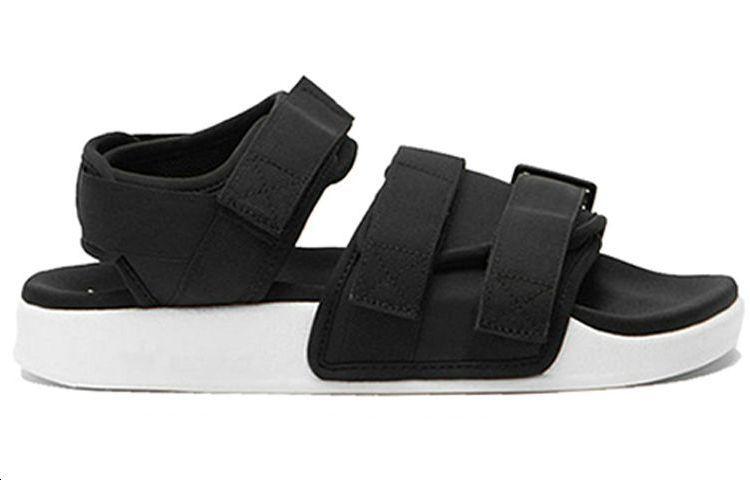 Adidas Adilette Sandal Beach Sports White Sandals 'Black White' Women's купить в интернет-магазине Yoocart с быстрой доставкой по России.