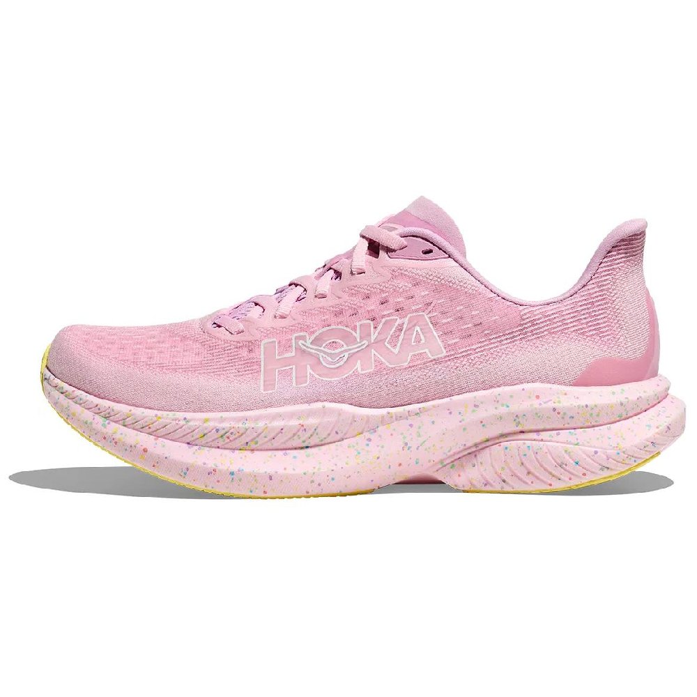 HOKA ONE ONE MACH 6 Anti-Slip Wear-Resistant Low-Top Casual Running Shoes Women's Pink