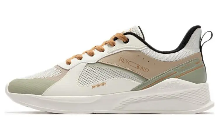 361° Slip Resistant Abrasion Resistant Low top Casual Shoes Men's Beige Green Brown