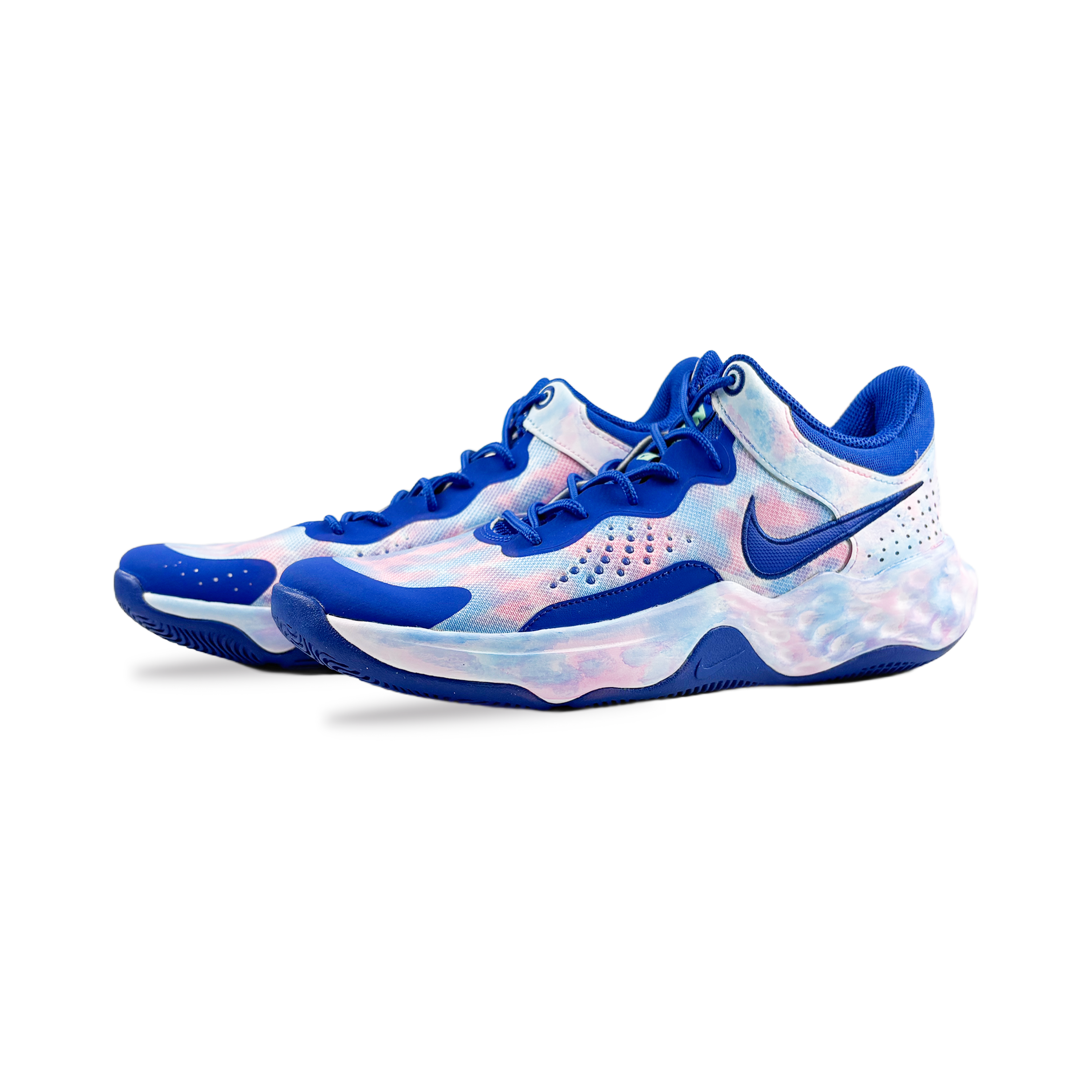 Nike Fly By Mid 3 Basketball Shoes Men Mid Top Blue/Pink купить в интернет-магазине Yoocart с быстрой доставкой по России.