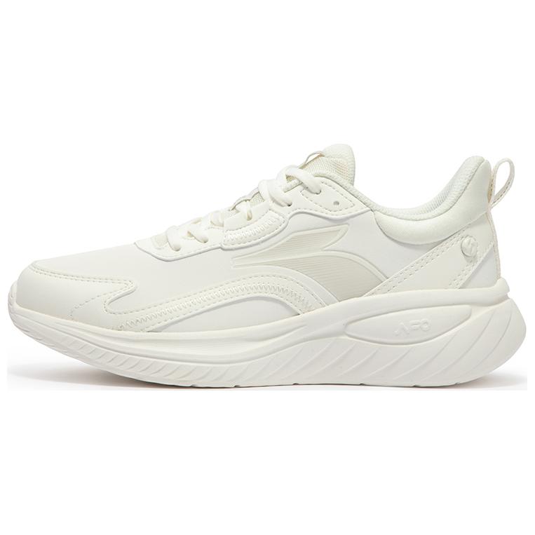 361° Anti-Slip Wear-Resistant Low-Top Casual Running Shoes Women's Feather White