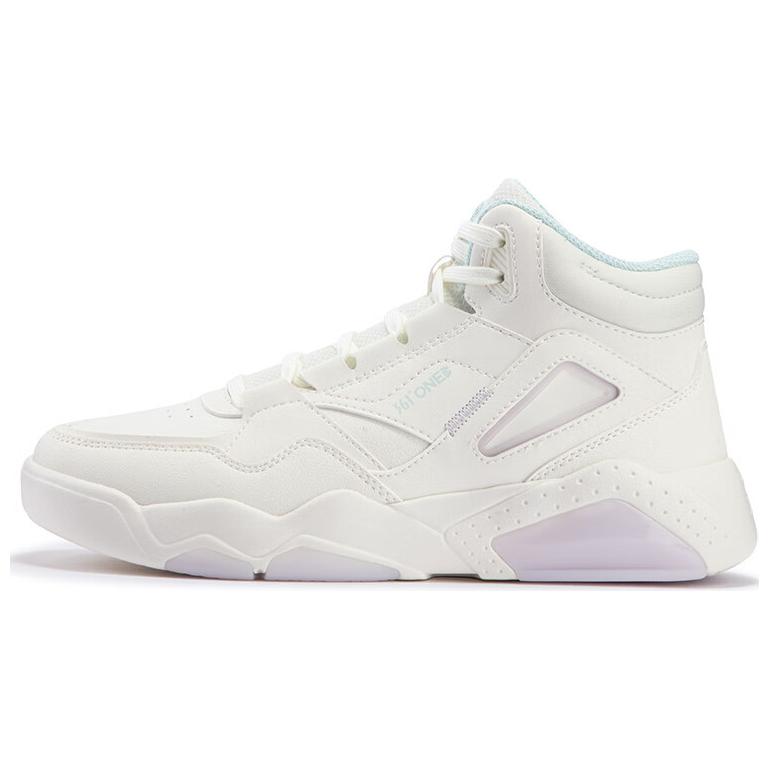 361° Wear resistant And Lightweight High Top Skateboard Shoes Women's White Purple