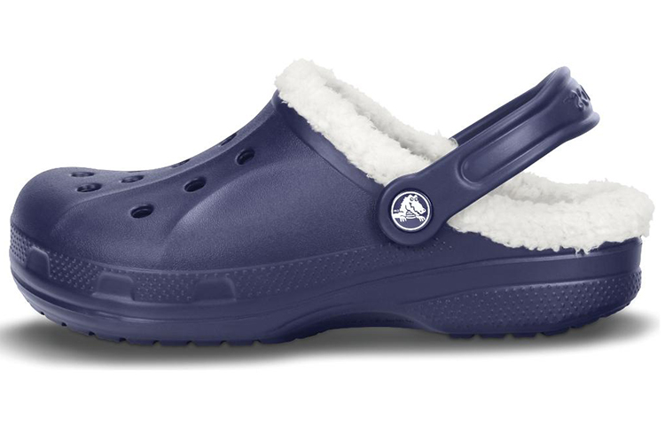 Crocs Classic Clog Crocs Stay Warm Wear Resistant Navy Blue Unisex Slippers