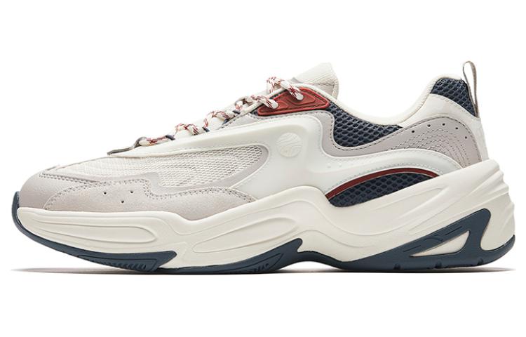 Anta Through Wear-Resistant Low-Top Casual Shoes Men's White Gray