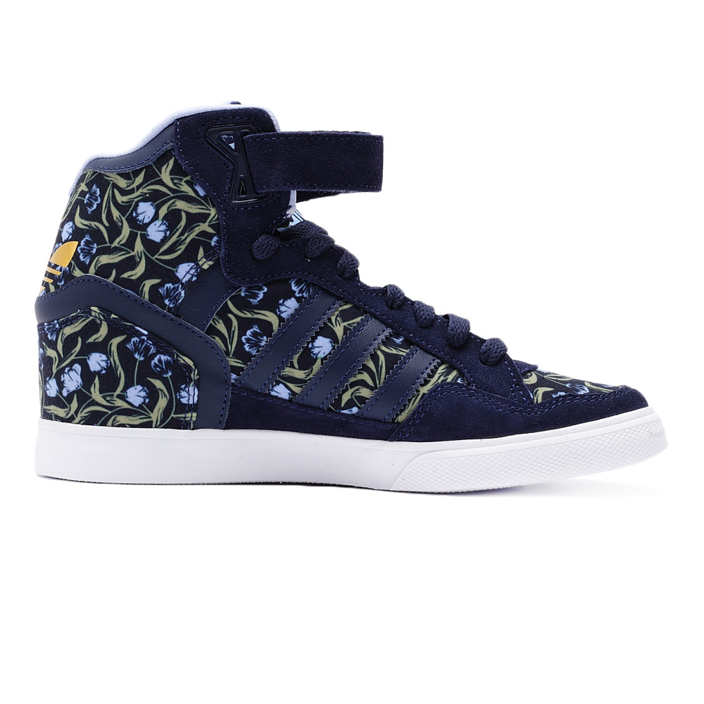 Adidas Originals Extaball Up Cushioning And Breathable High top Skateboard Shoes Women's Blue