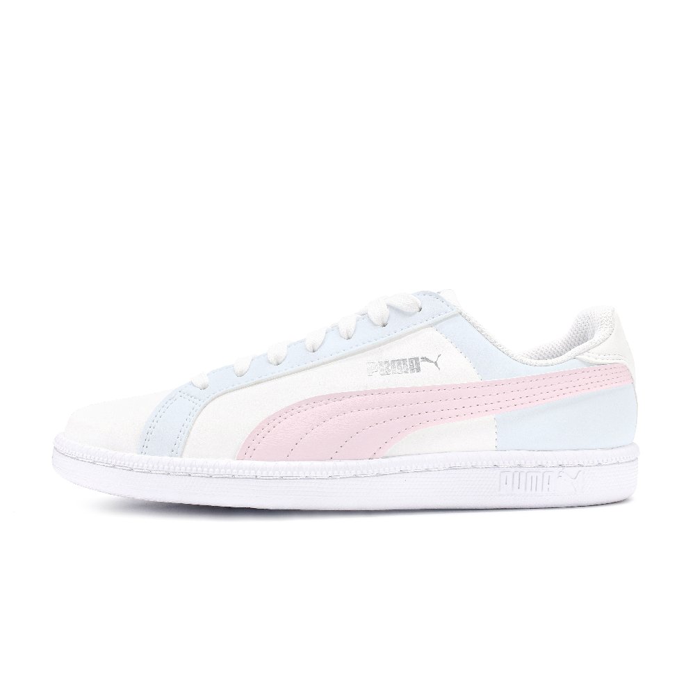 PUMA Smash Low top Skateboard Shoes Unisex Blue Pink White