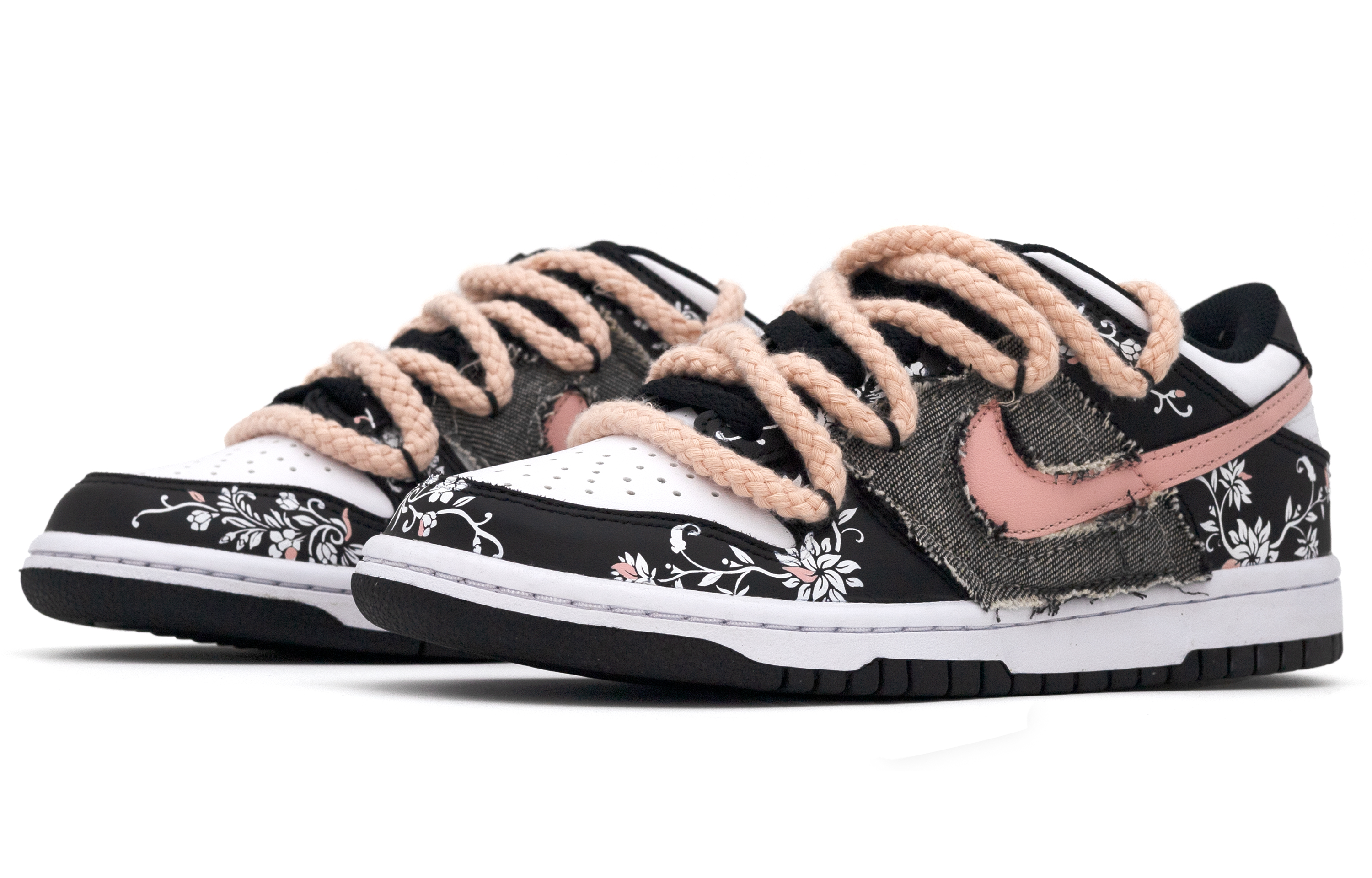 Nike Slip Resistant Shock Absorbers With Abrasion Resistant Properties Low top Skateboard Shoes Women's Black White купить в интернет-магазине Yoocart с быстрой доставкой по России.